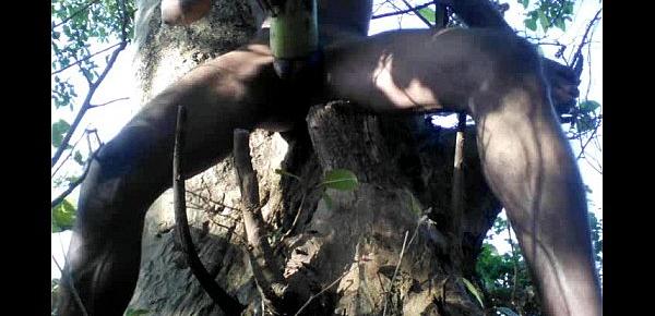  Tarzan Boy Sex In The Forest Wood (Short)